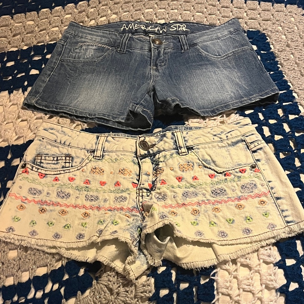 Massimo and American Star Women's Denim Short Shorts. Size 3.